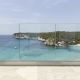 view form crystal balustrade house sea